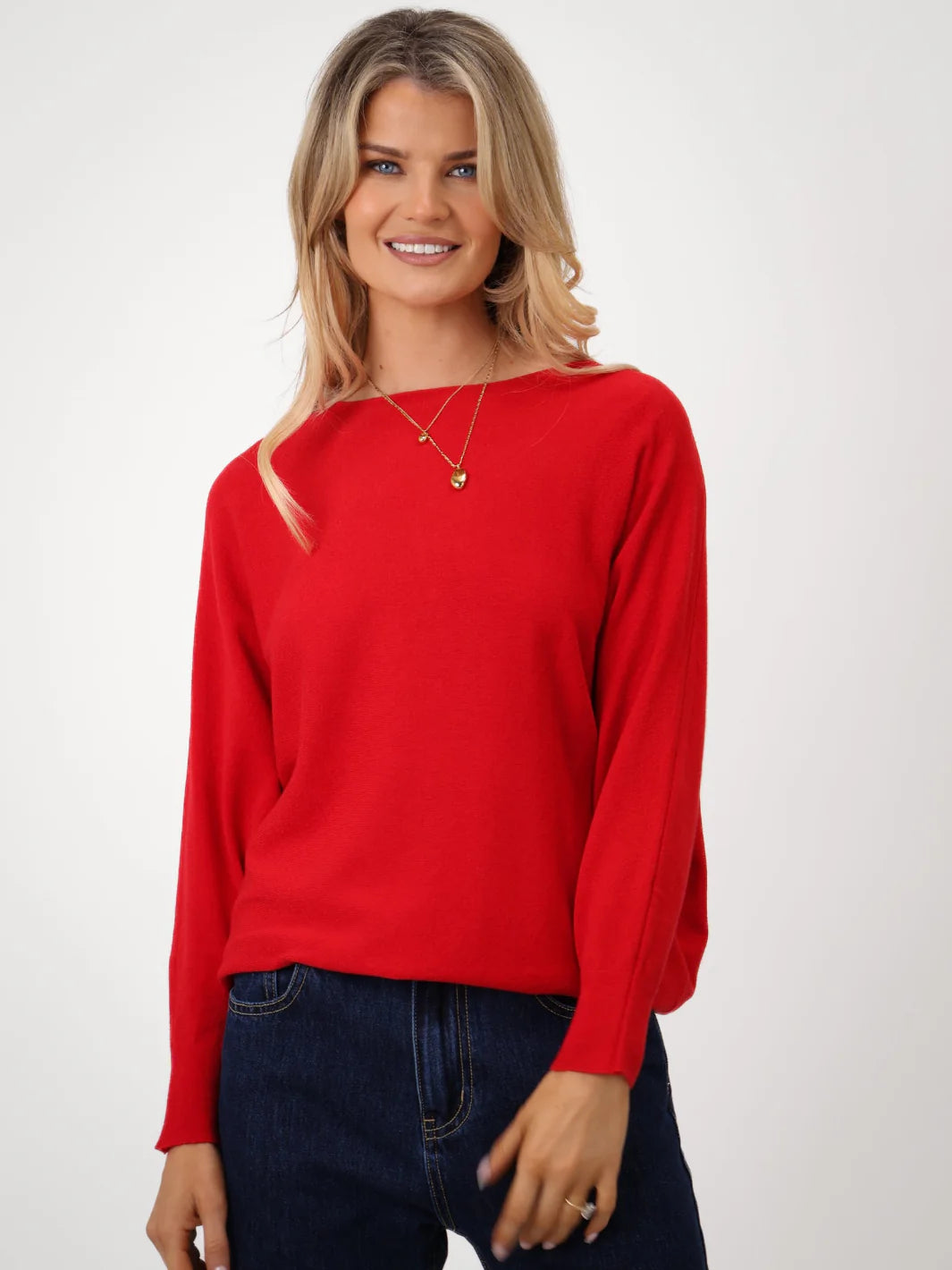 Kate And Pippa Elba Pearl Back Jumper. All Colours