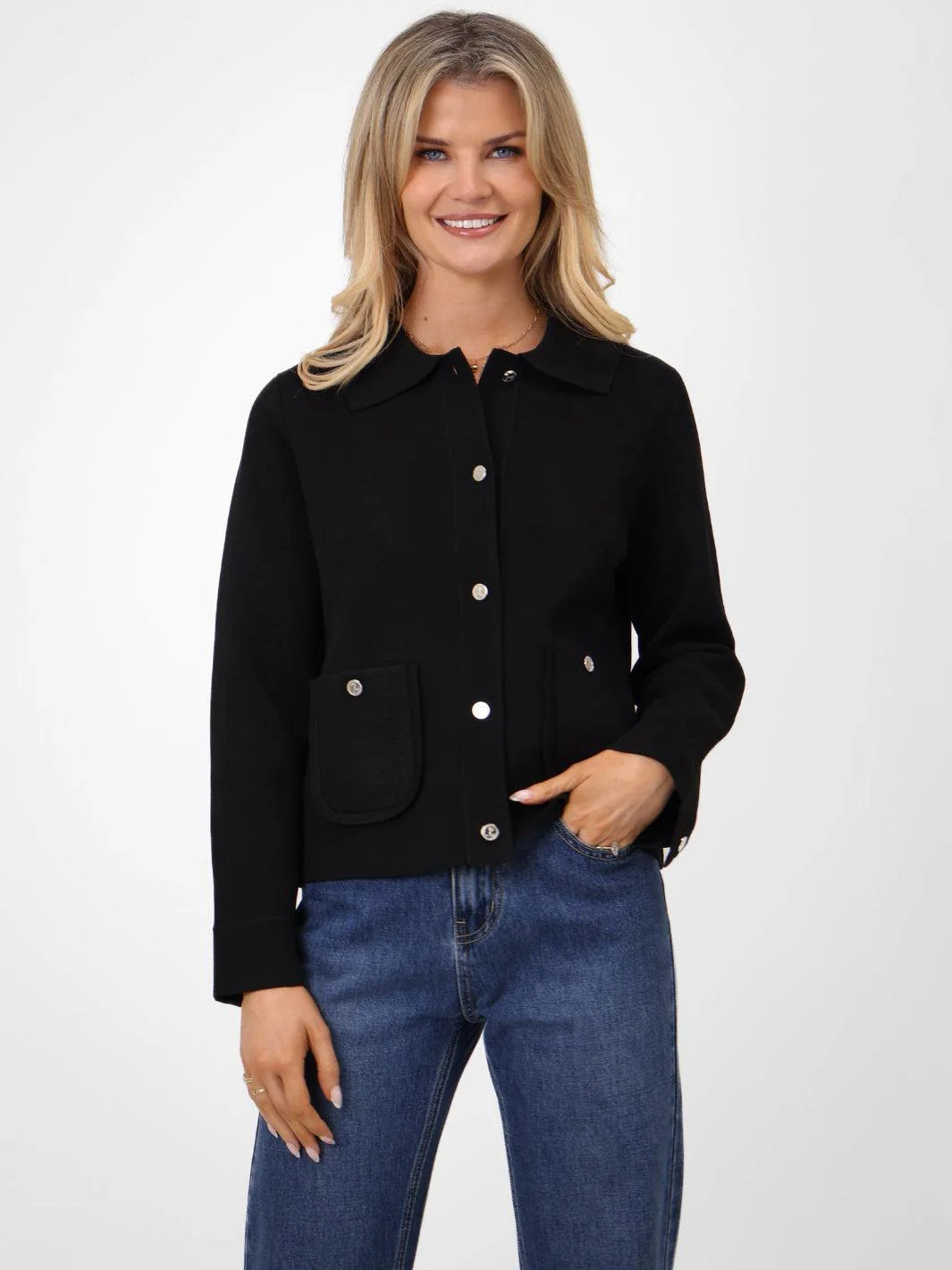 Kate and Pippa Black Emily Cardigan
