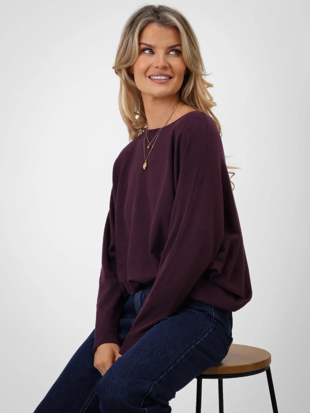 Kate And Pippa Milano Batwing Jumper. All Colours