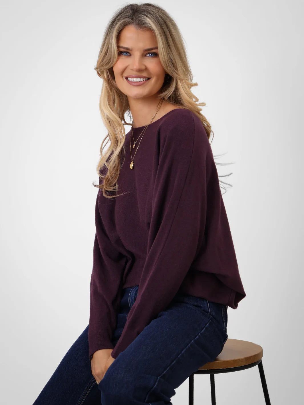 Kate And Pippa Milano Batwing Jumper. All Colours