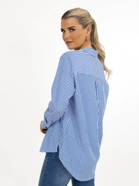Kate And Pippa Oxford Shirt in blue or pink