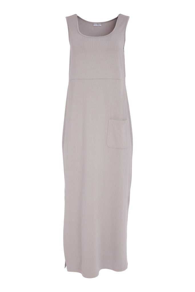 Naya Jersey Sleeveless dress with pocket detail Nas26114