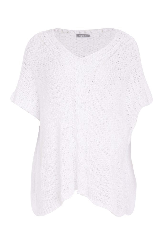 Naya v Neck Waffle Knit Nas26121