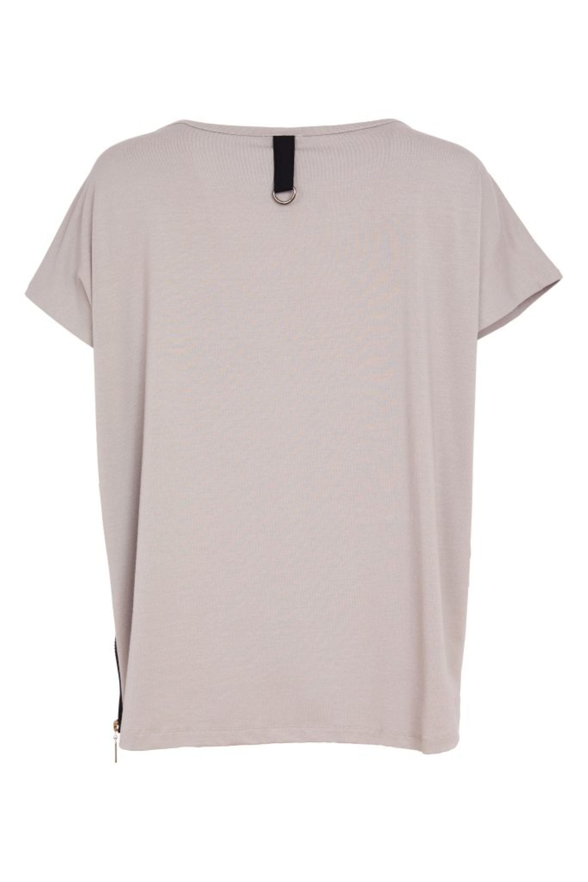 Naya Round Neck Top With Zip At Side Seam Nas26199