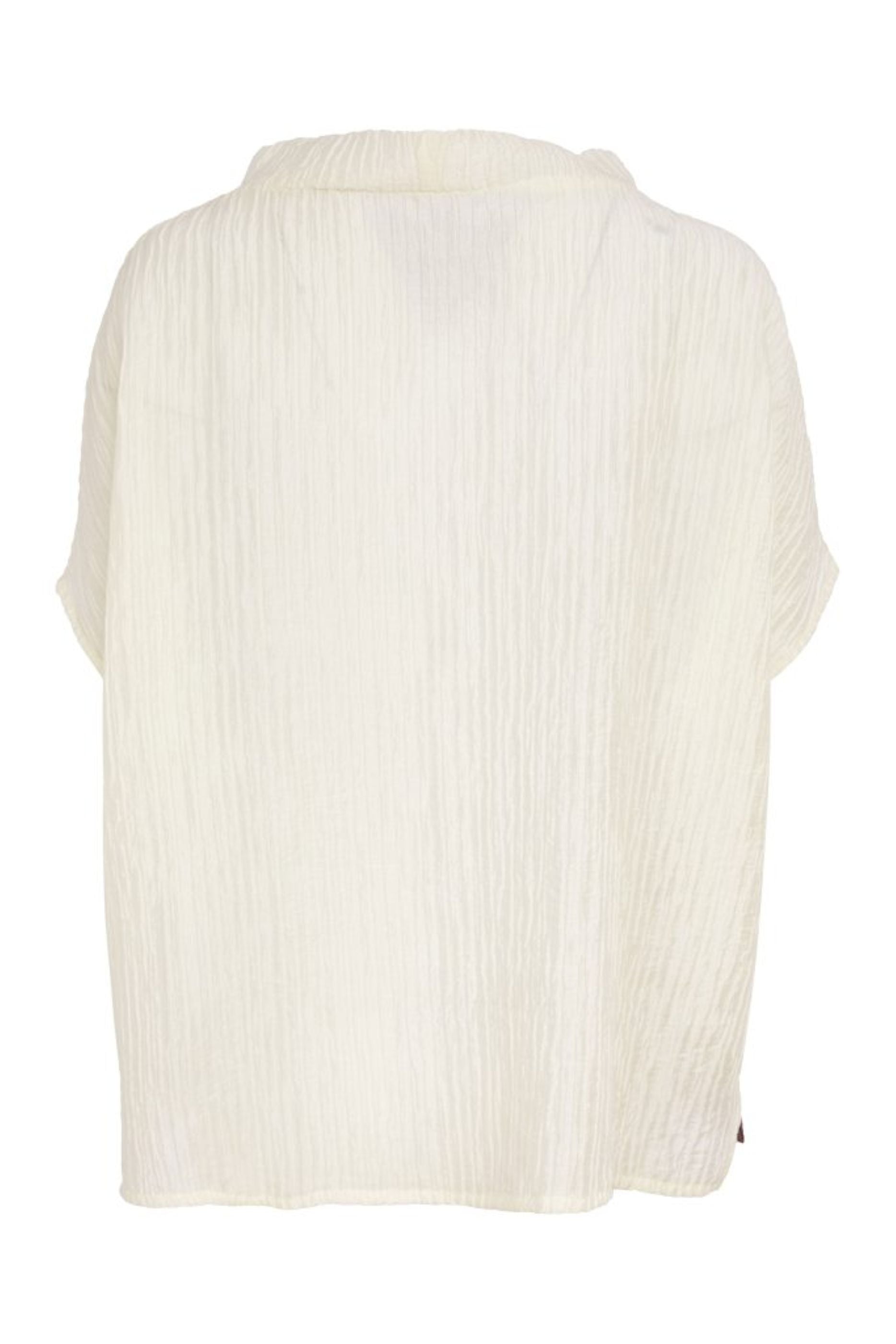 Naya Rippled print high neck top Nas26265
