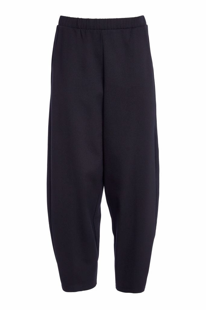 Naya New tapered leg jersey trousers with flat waistband and pockets 25256
