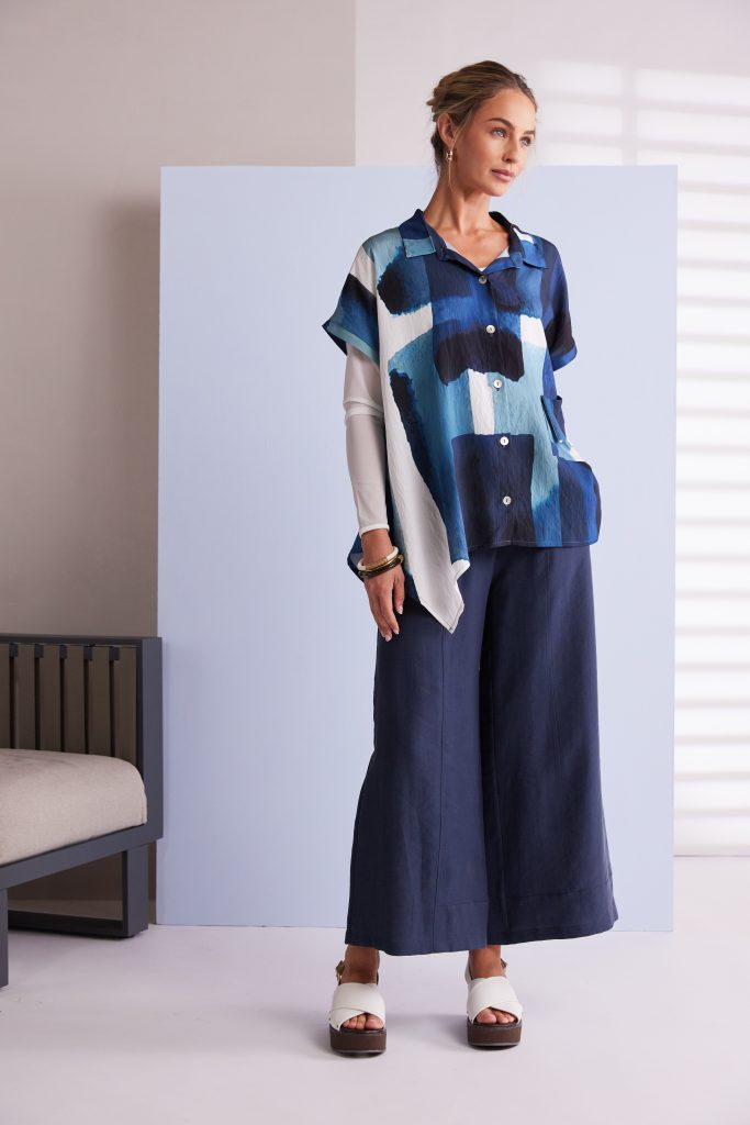 Naya Patchwork Print Shirt Npa26269