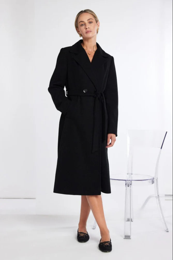 Kate Cooper Winter Coat in black Kcaw25103 Blak