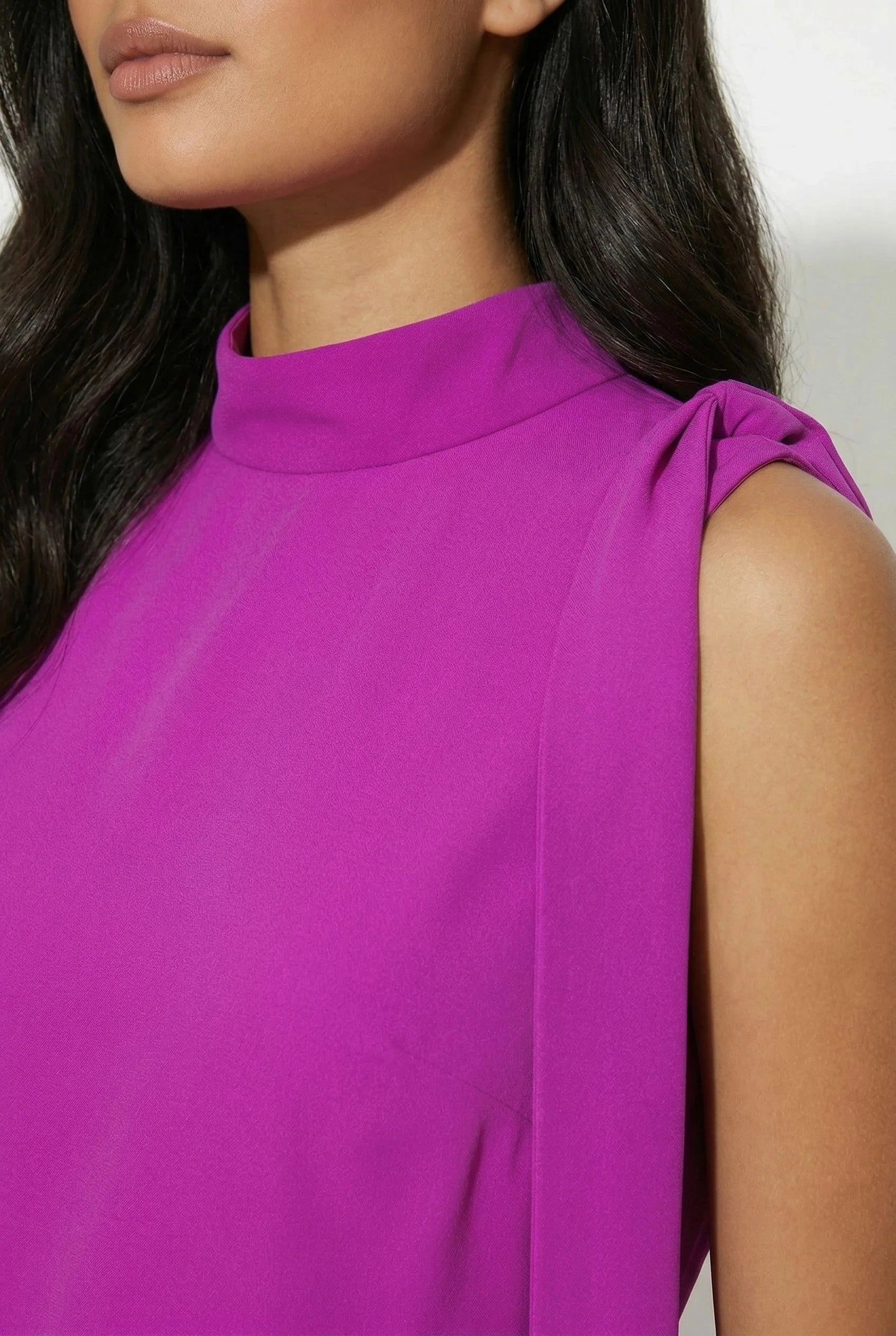 Marc Angelo Sleeveless Maxi Dress with Shoulder Bow 25163