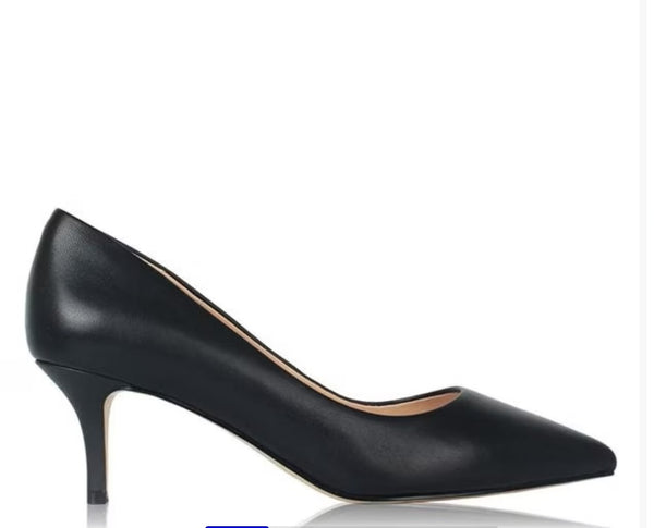 Low heel court shoes Black