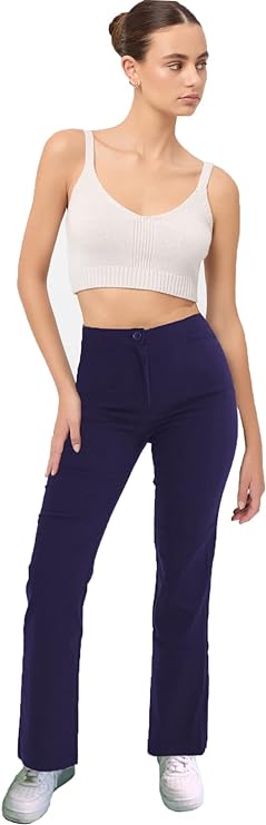 USCO Girls Secondary School Trousers Navy, Grey and Black