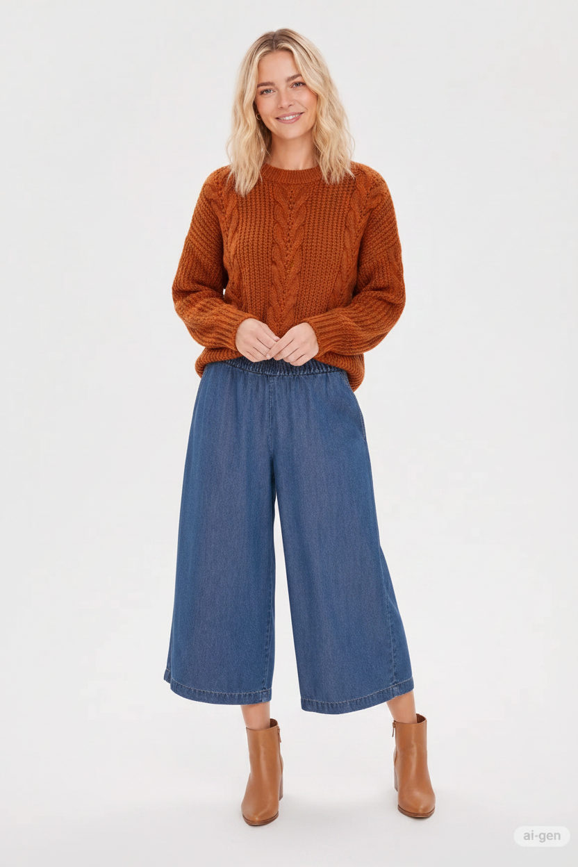 Autumn Denim Jeans Lifestyle