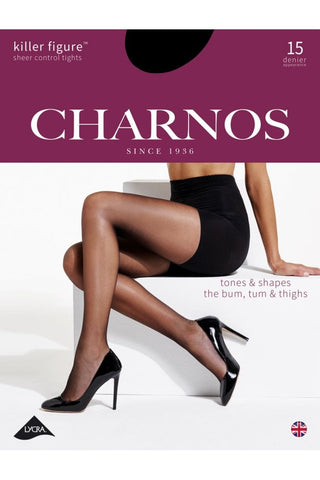 Charnos Killer Figure Bum and Tum Shaping Tights Cakt