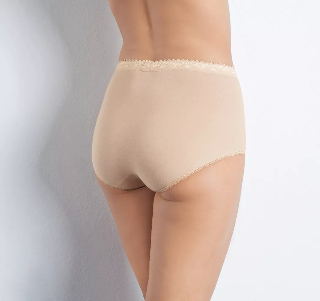 Sloggi Tummy Tuck Control Maxi Briefs 2Pk White or Skin