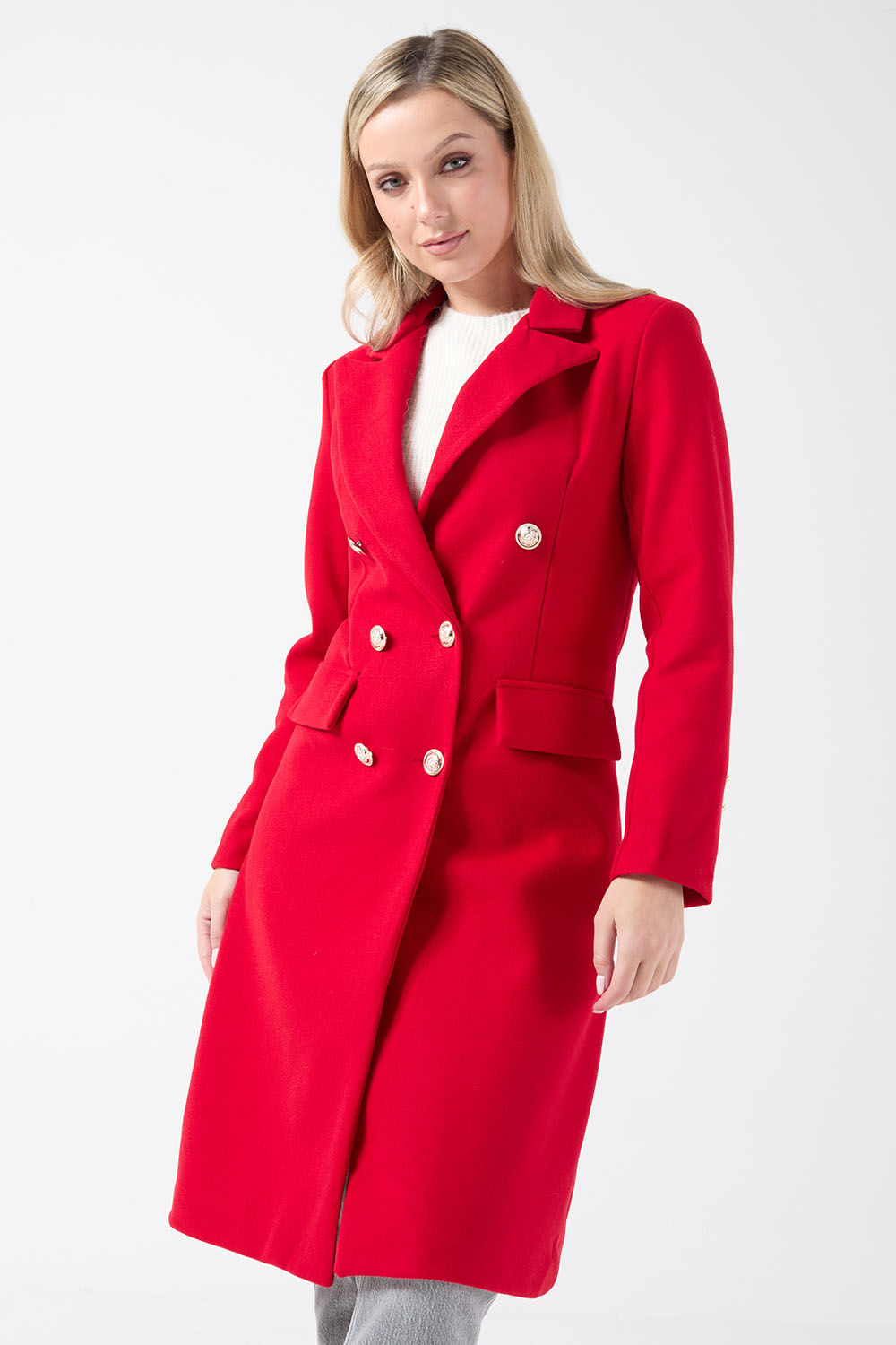 Marc Angelo Tailored coat Red A1247 Red