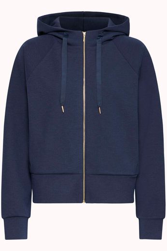 Fransa Navy Zip Jacket 20617503