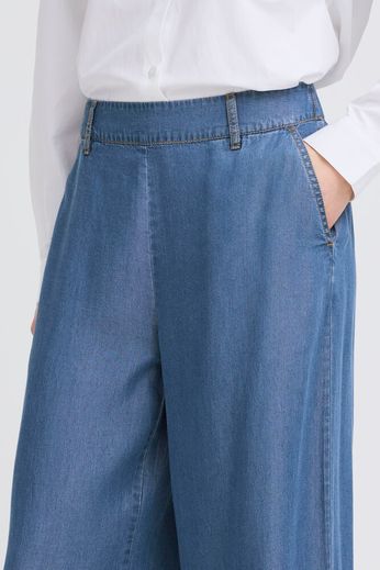 Byoung Wide leg Lyocell Denim Trousers 20818787