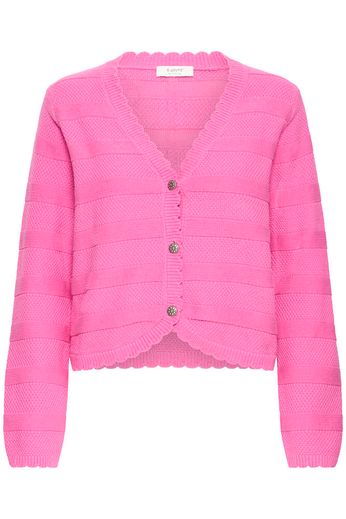 Byoung V Neck Cotton Cardigan in pink or blue 20818460