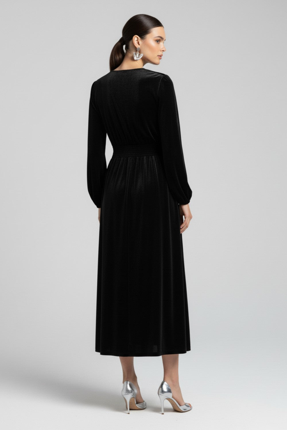 Marc Angelo Una Velvet Midi Dress Ma812911