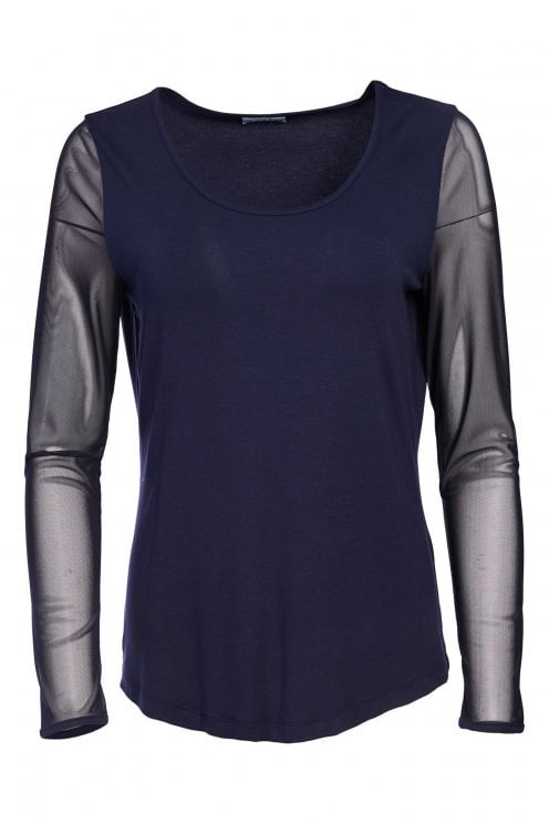 Naya Jersey Round Neck Top with Long Sleeve Npa26106