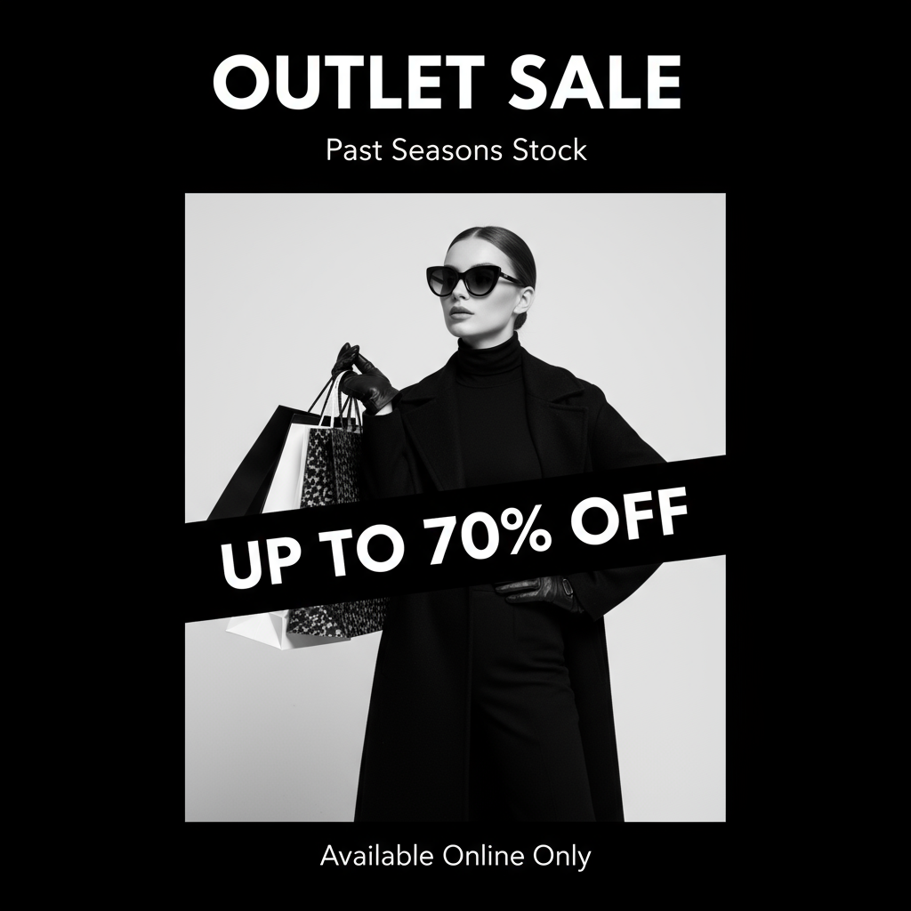 Outlet Sale Mobile Banner - Vertical Format