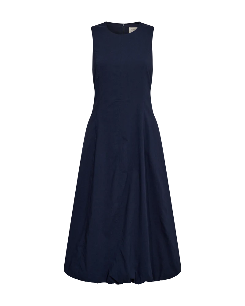 FQHAMY navy dress with full skirt and pockets 211371