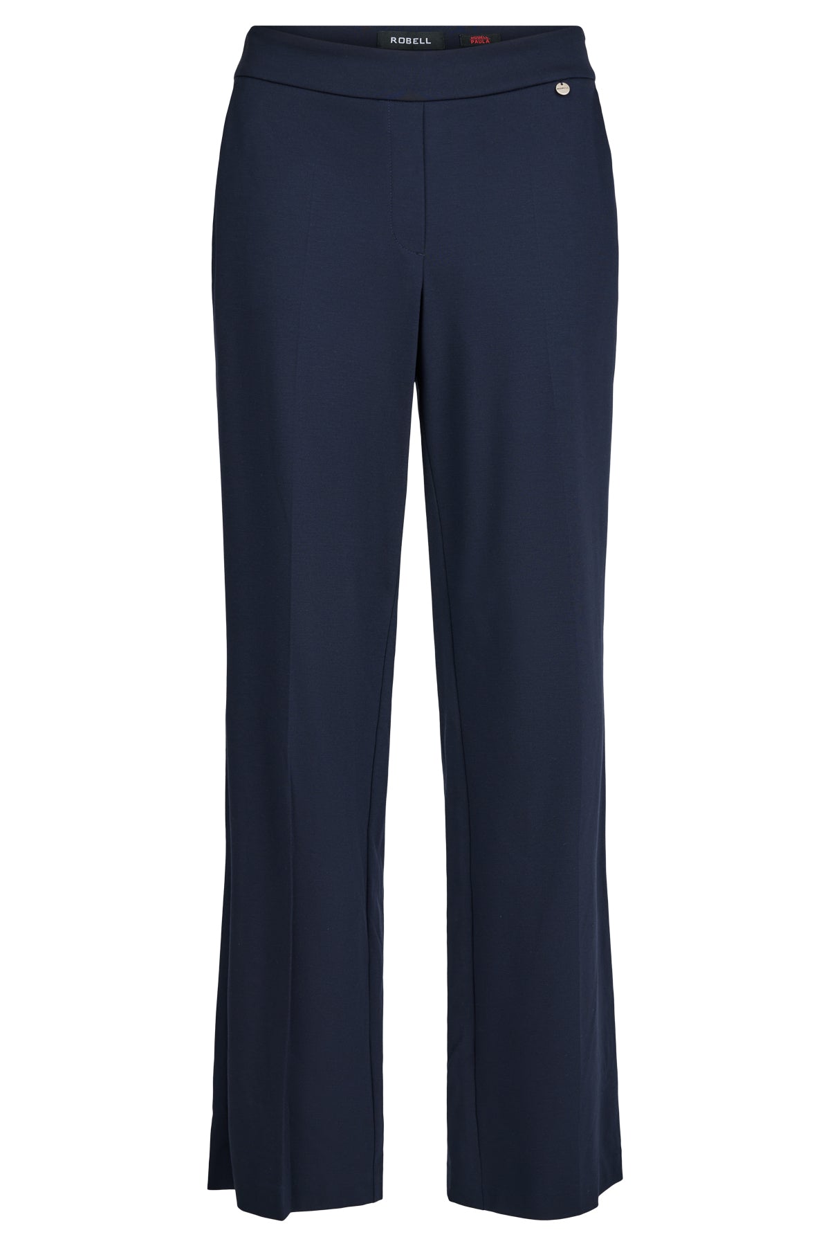 Robell Paula Full length Straight leg Trousers in Navy or Black 51545 54942