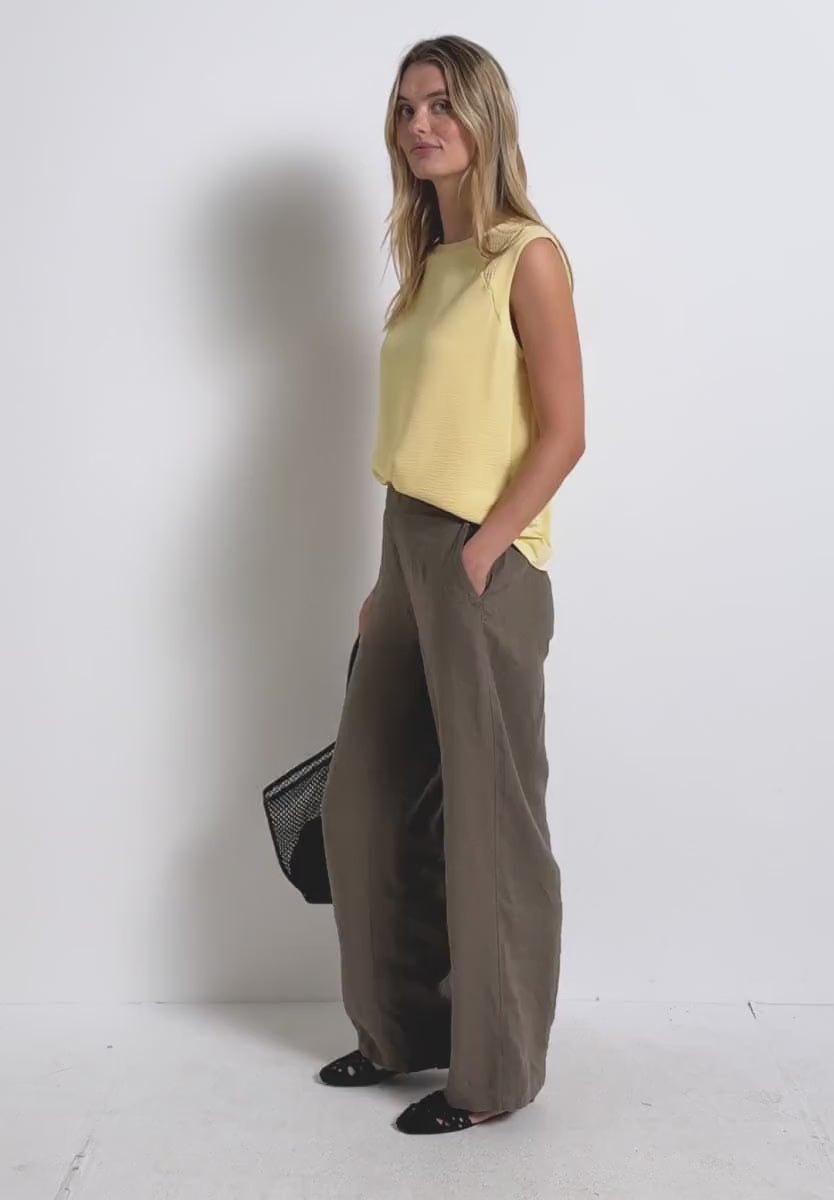 Street One Sleeveless top with Mesh shoulder detail 323559