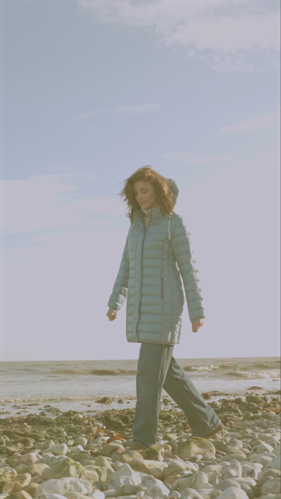 Fransden Superlight weight Quilted Coat with Hood. All Colours