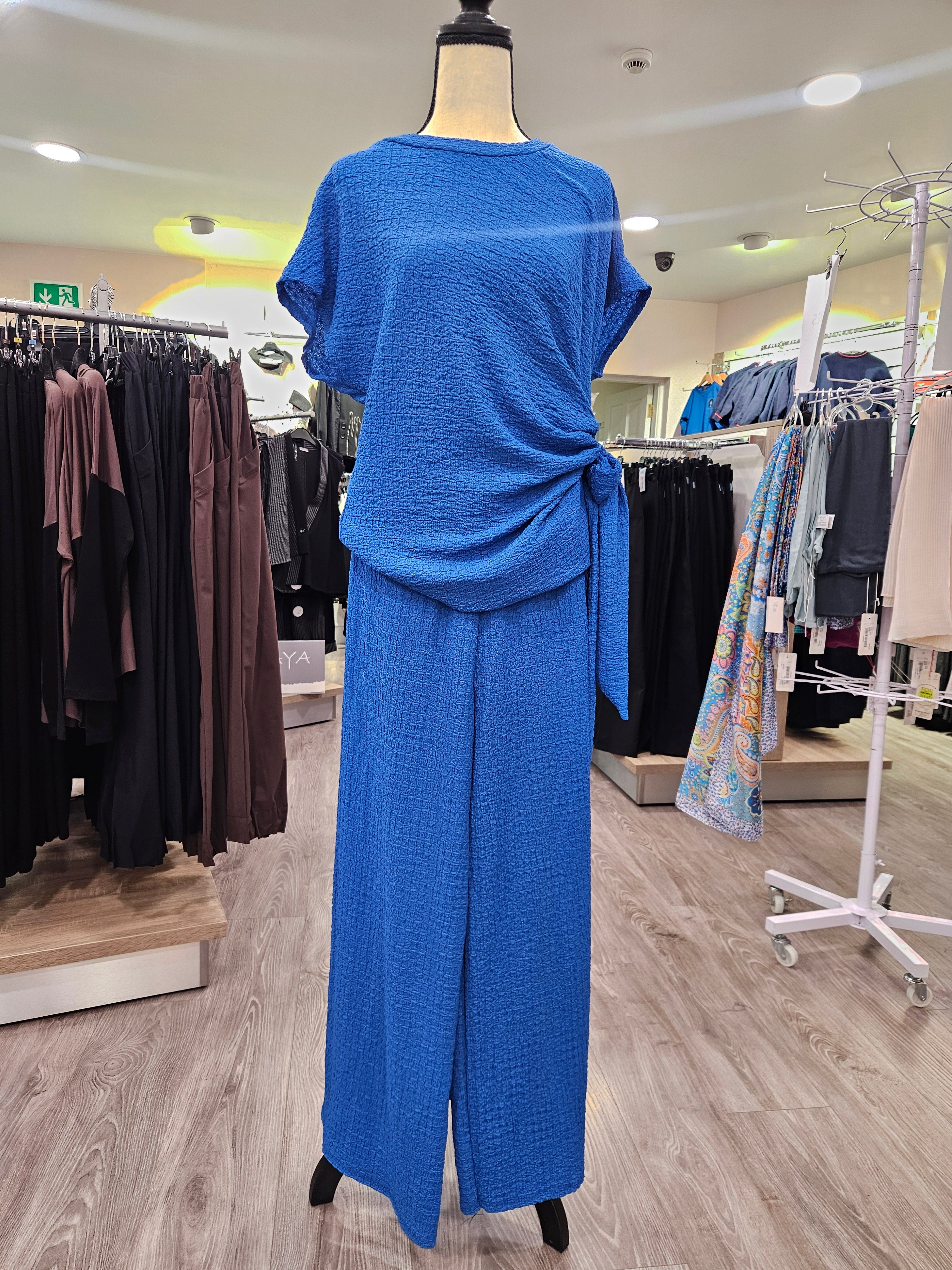 New Collection trouser suit with side tie detail. All Colours 7788