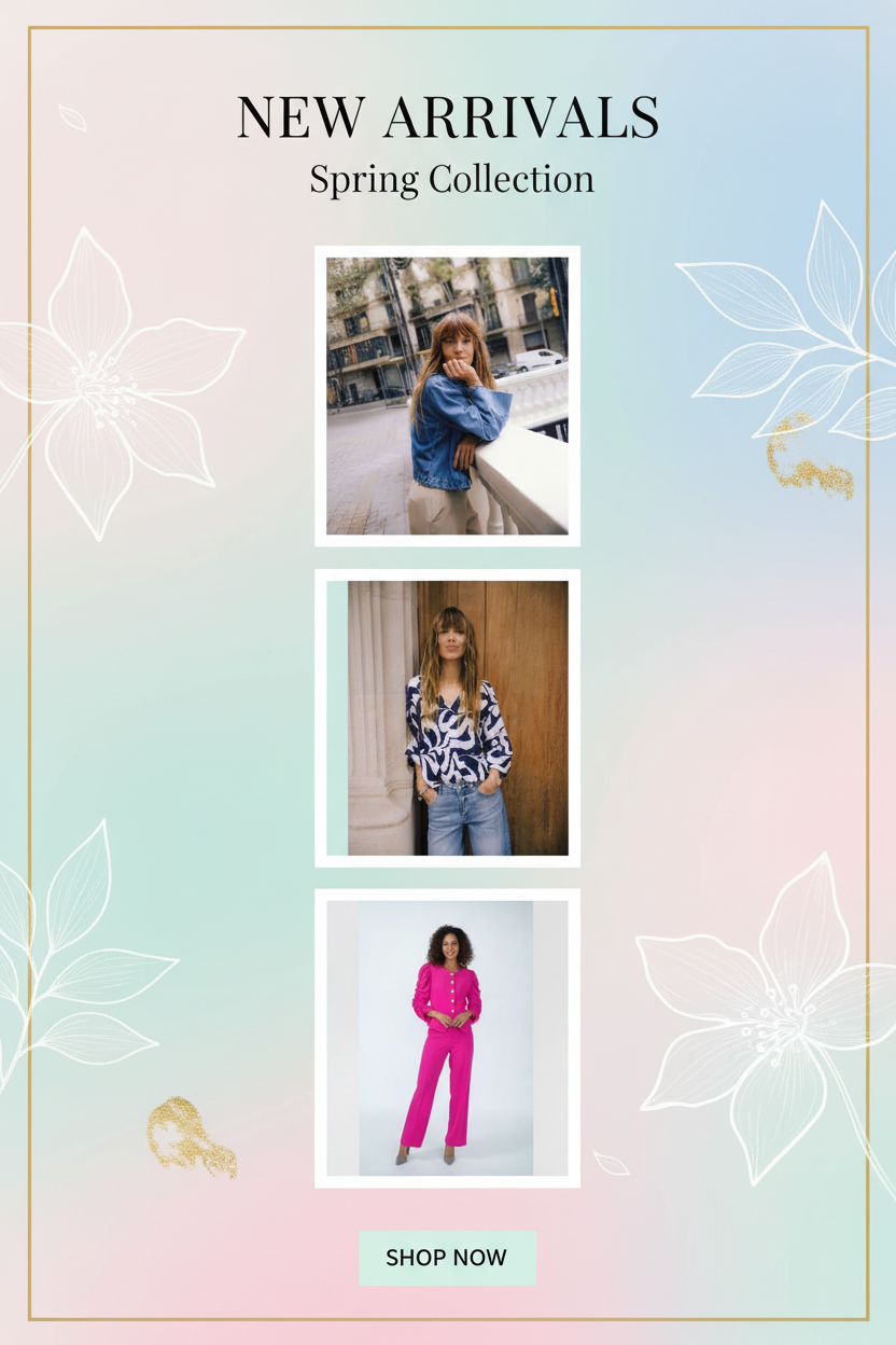 Spring New Arrivals Mobile Banner