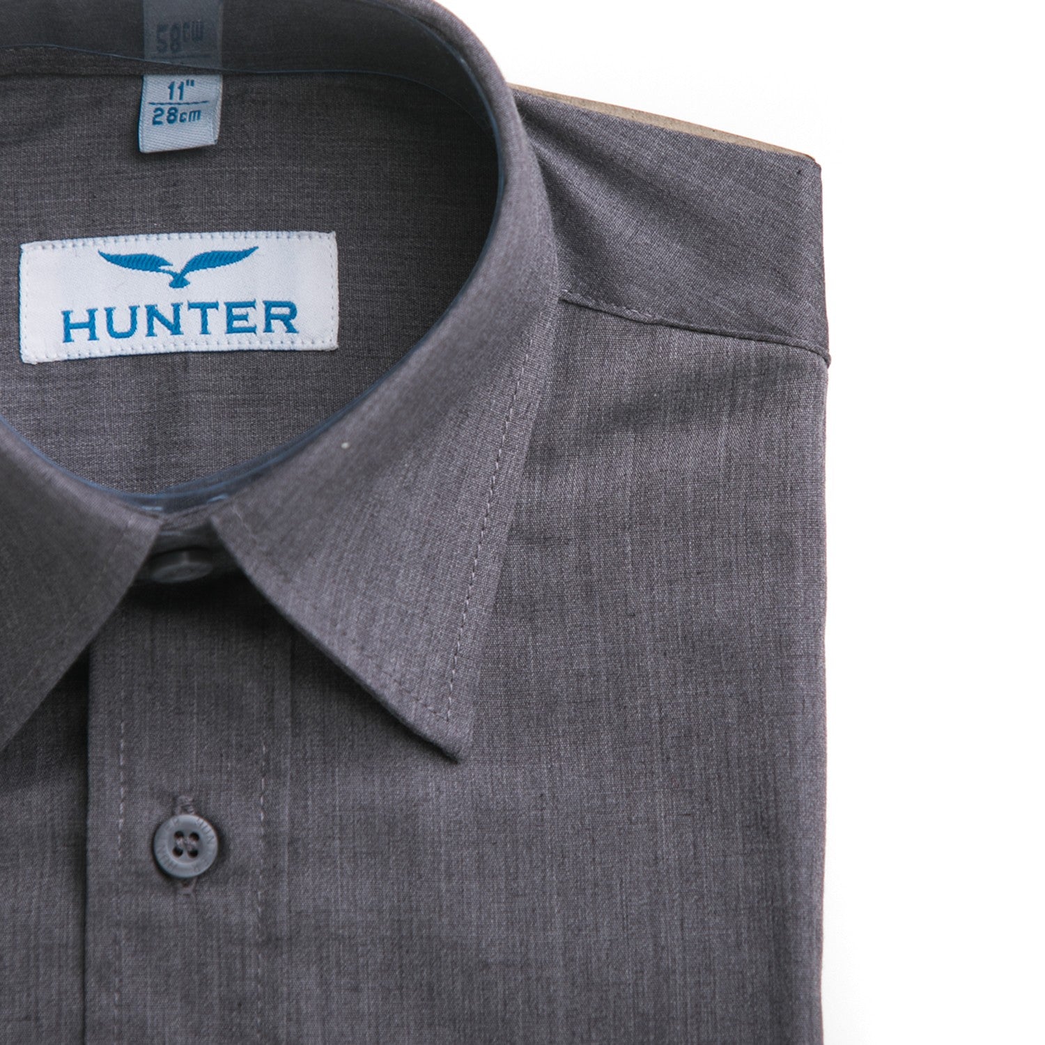 Long Sleeve unisex grey school Shirt