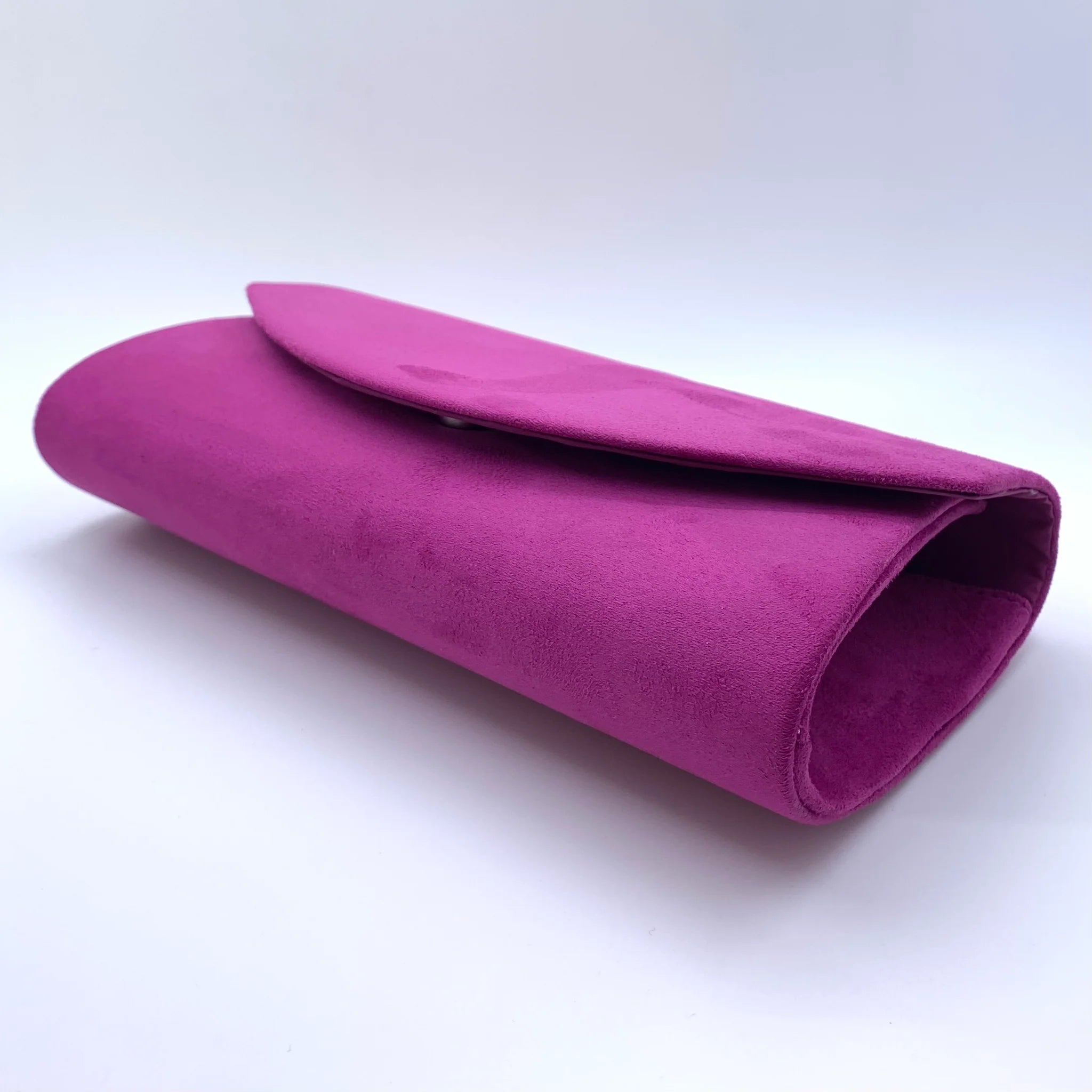 SUEDE CLUTCH BAG WITH LONG CHAIN 12 colours