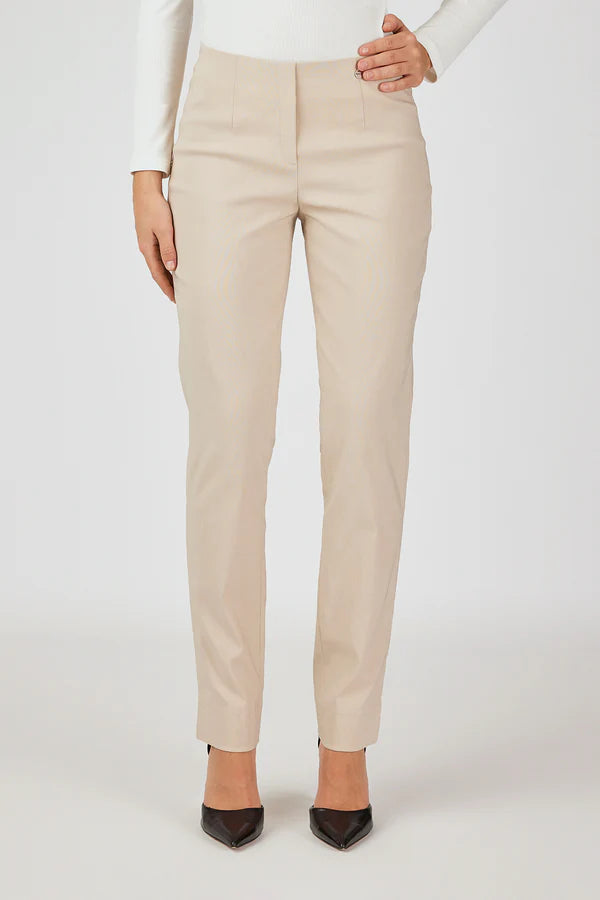 Robell Bella Full length Stretch trousers with back pockets in Beige 51559 14