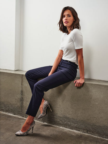 Robell Marie Full Length Pull on Bengaline trousers. All Colours