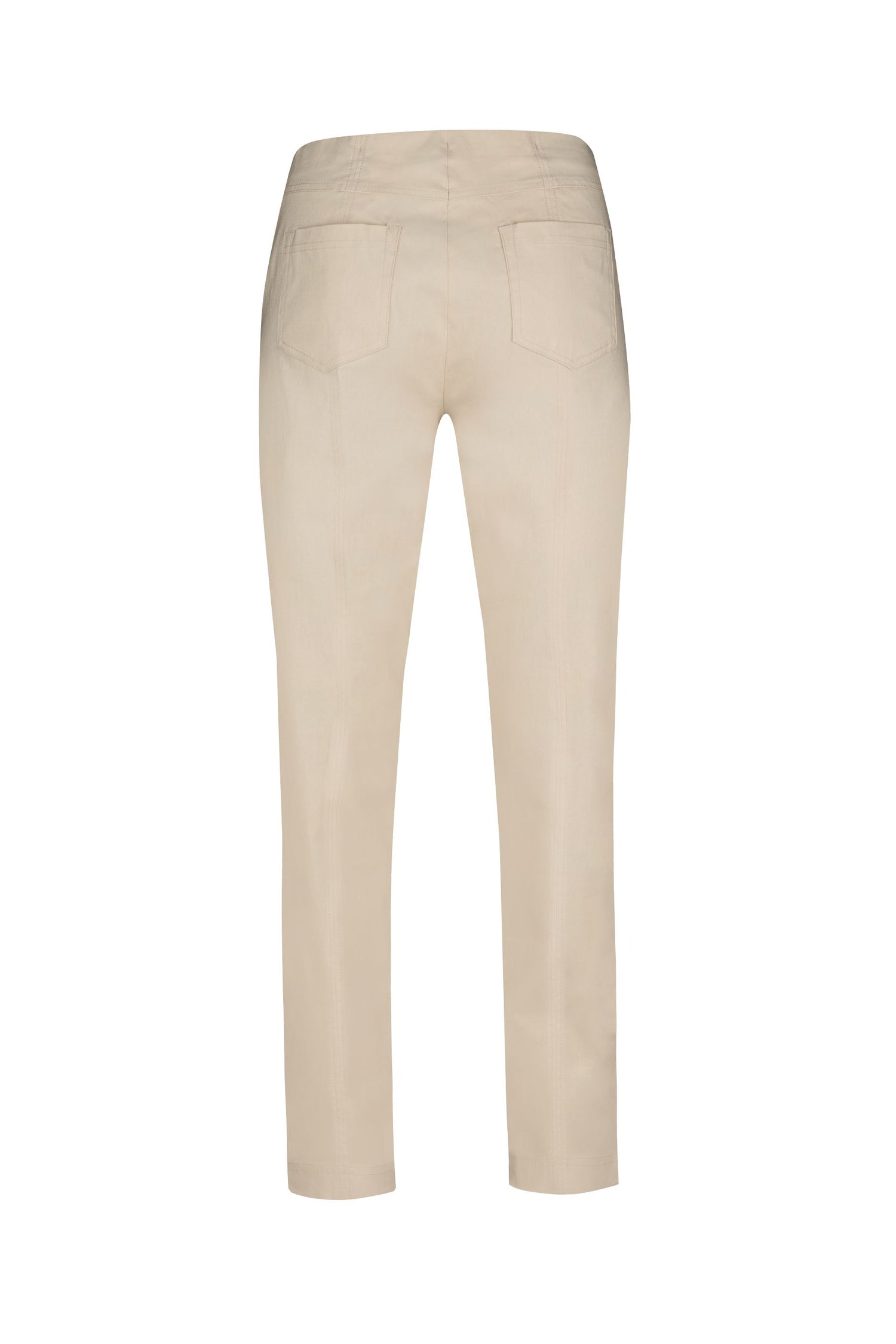 Robell Bella Full length Stretch trousers with back pockets in Beige 51559 14