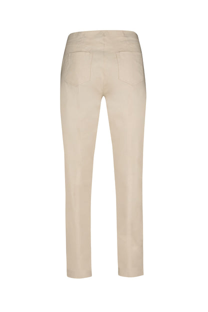 Robell Bella Full length Stretch trousers with back pockets in Beige 51559 14