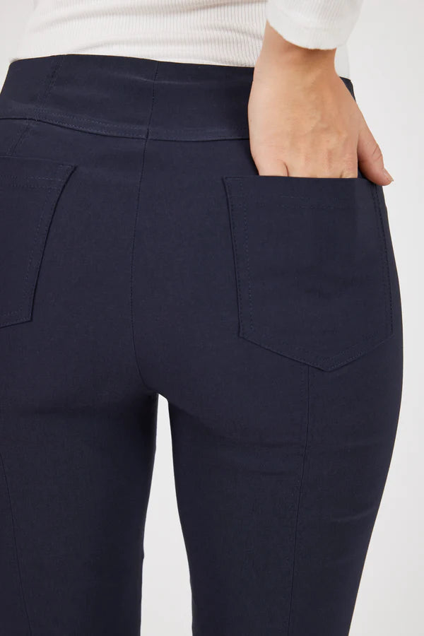 Robell Bella 7/8 Trouser with Cuff Hem Navy 51568 69