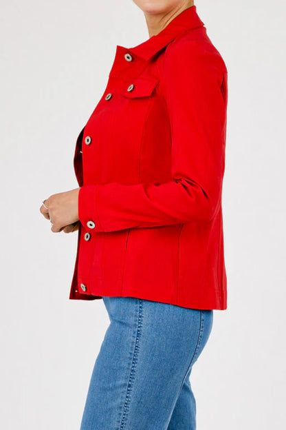 Robell Happy Jacket in True Red 57609 402