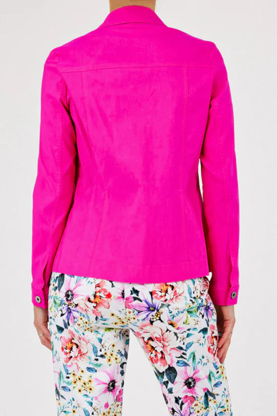 Robell Happy Jacket in Hot Pink 57609 25 433