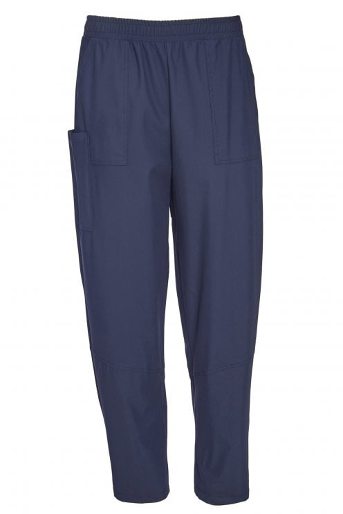Naya Pull Up Slim Leg Trouser in Travel Fabric with Patch Pocket Npa26109