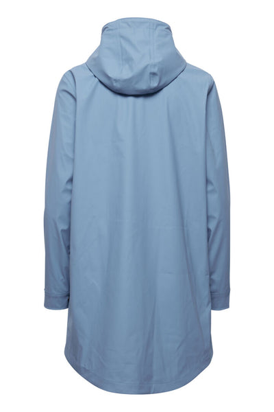 Fransa 3/4 length Blue Rain Coat 20611007