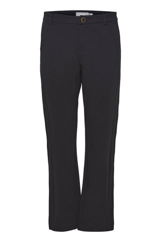 Fransa Black Straight leg Soft Jersey trousers 20613373