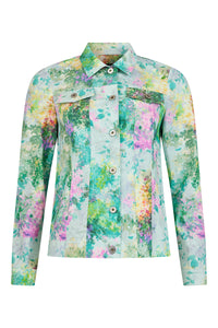 Robell "Limited Edition" Floral print Happy Jacket  57632 710