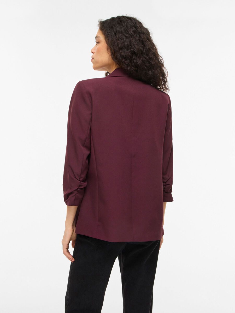 Marc Angelo Ruched Sleeve Blazer 6083/6078