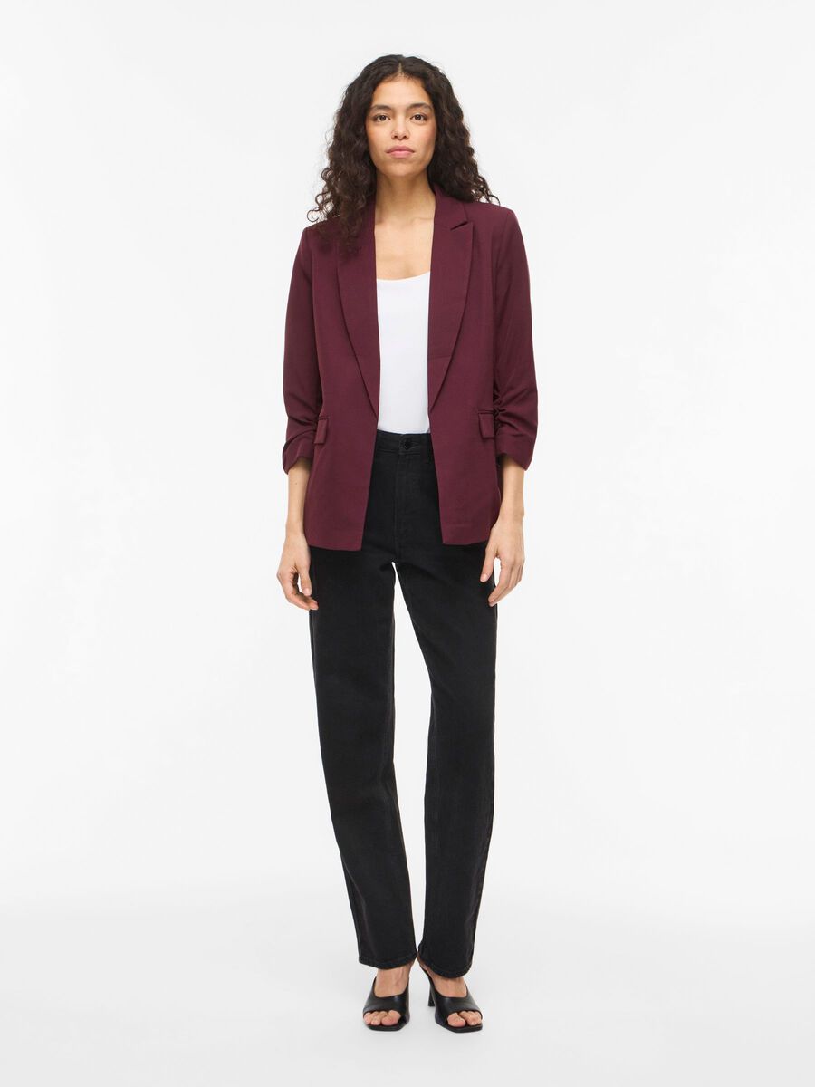 Marc Angelo Ruched Sleeve Blazer 6083/6078