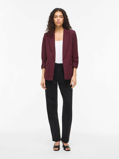 Marc Angelo Ruched Sleeve Blazer 6083/6078