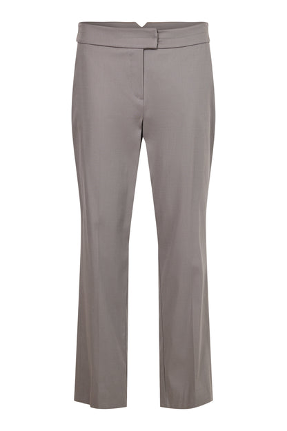 Icona Cotton Blend Taupe Trousers 61068