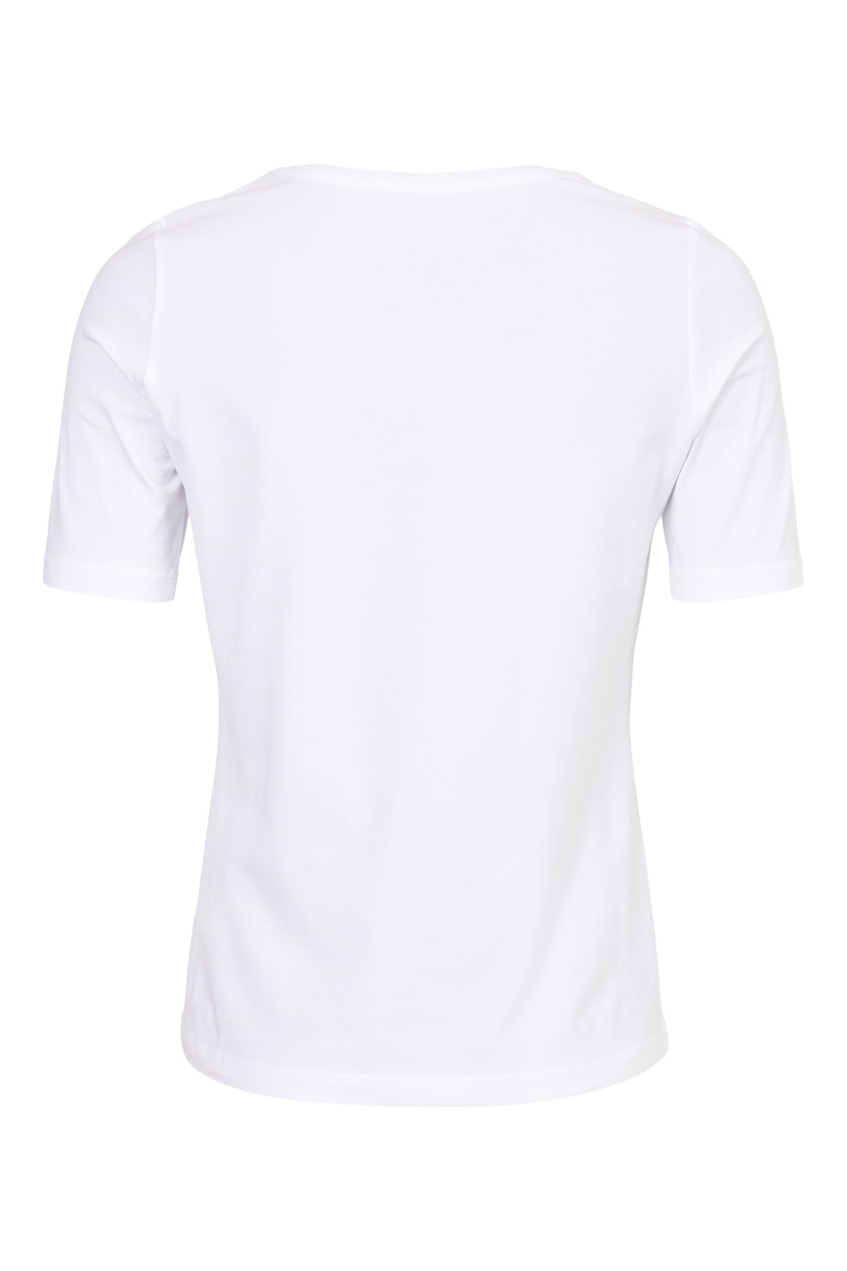 Icona White cotton T Shirt with foil animal print  64333