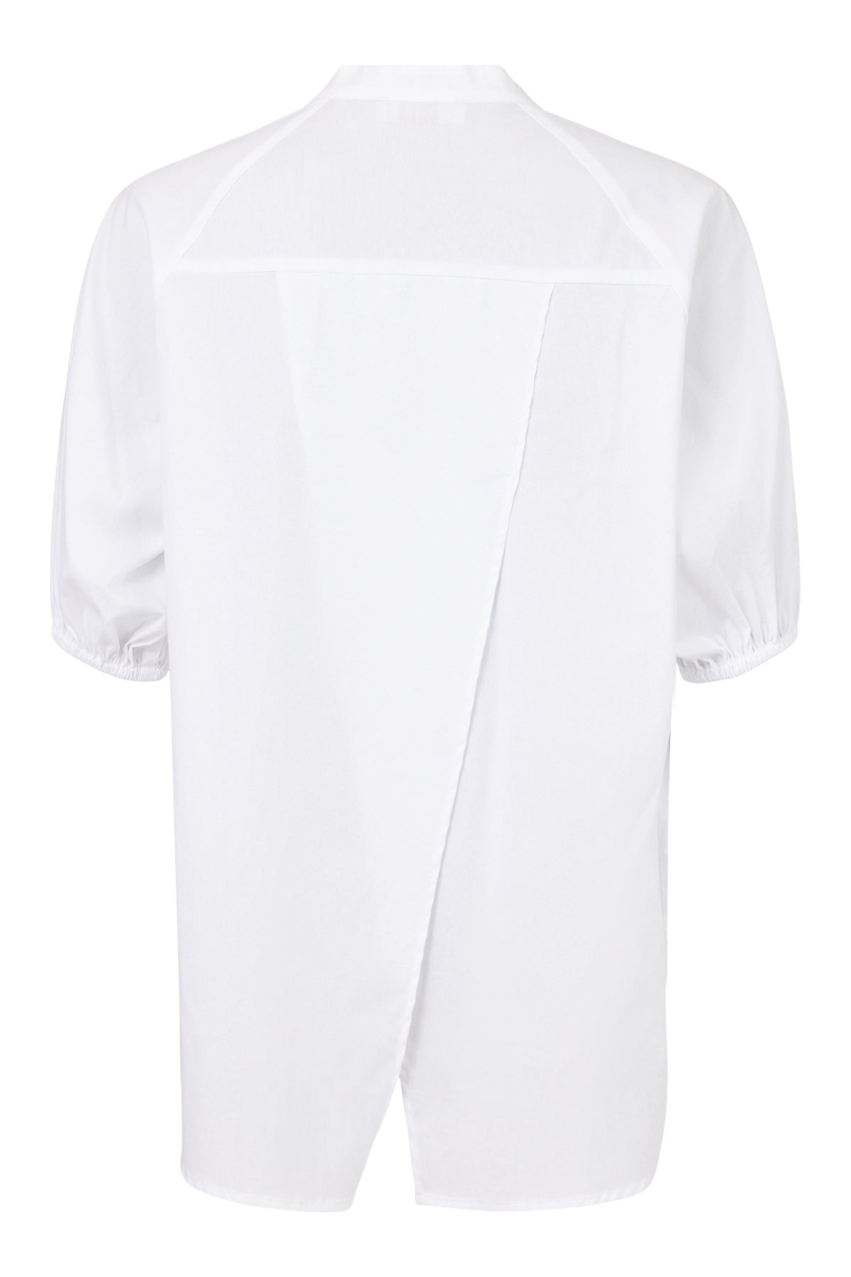 Noen optic white shirt with split back detail 86228
